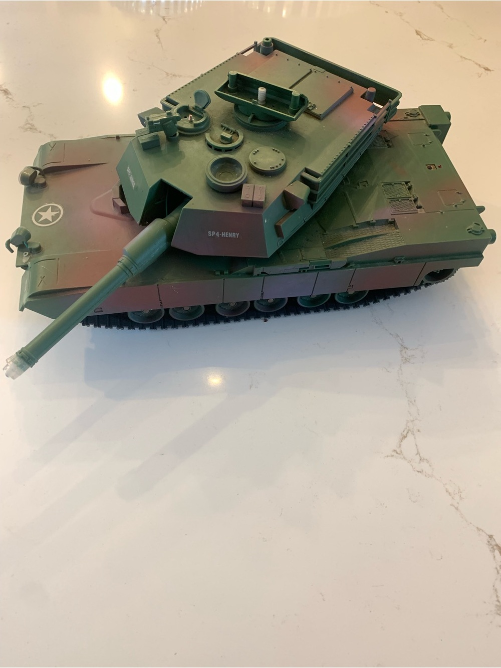 Vintage M1 Abrams Military Tank Toy 1990’s Jones Model (does Not Work)